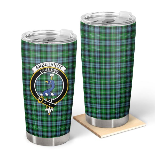 Arbuthnot Ancient Tartan Crest Tumbler Hot on Sale