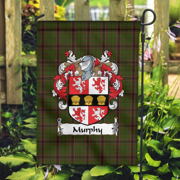 Murphy Tartan Coat of Arms Garden Flag For Discount - Image 2
