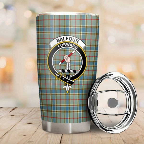 Balfour Modern Tartan Crest Tumbler For Cheap - Image 2
