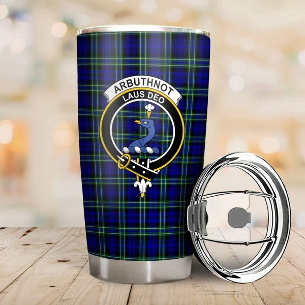 Arbuthnot Modern Tartan Crest Tumbler Online Sale - Image 2