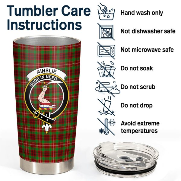 Ainslie Tartan Crest Tumbler Discount - Image 4