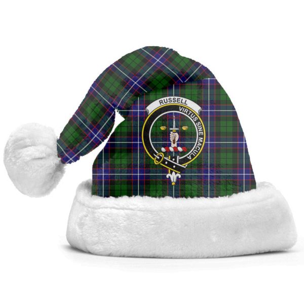 Russell Modern Tartan Crest Christmas Hat Hot on Sale - Image 2