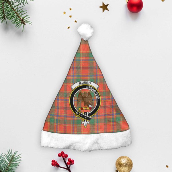 Munro Ancient Tartan Crest Christmas Hat Cheap - Image 3