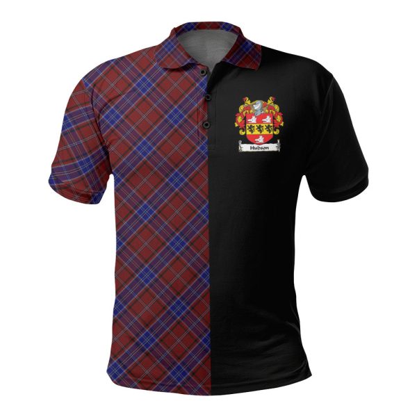 Hudson Tartan Polo Shirt Half of Me - Cross Style Online now