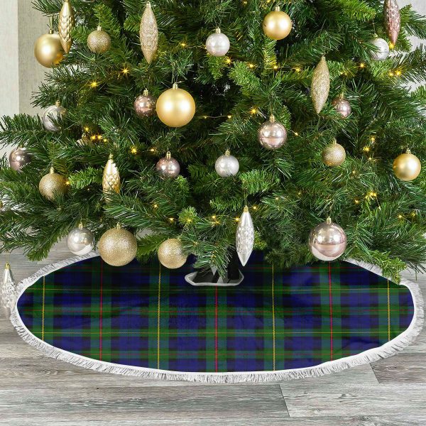 MacEwan Modern Tartan Christmas Tree Skirt on Sale - Image 3