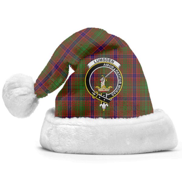 Lumsden Tartan Crest Christmas Hat For Sale - Image 2