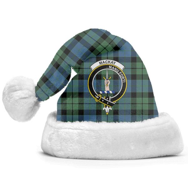 MacKay Ancient Tartan Crest Christmas Hat Online now - Image 2