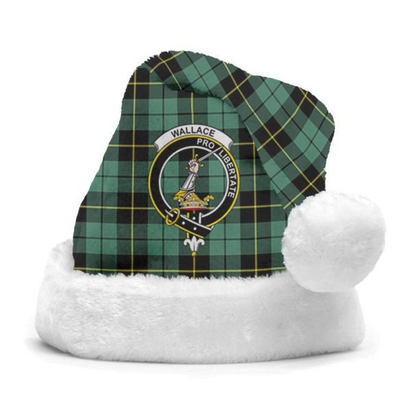 Wallace Hunting Ancient Tartan Crest Christmas Hat Online Sale