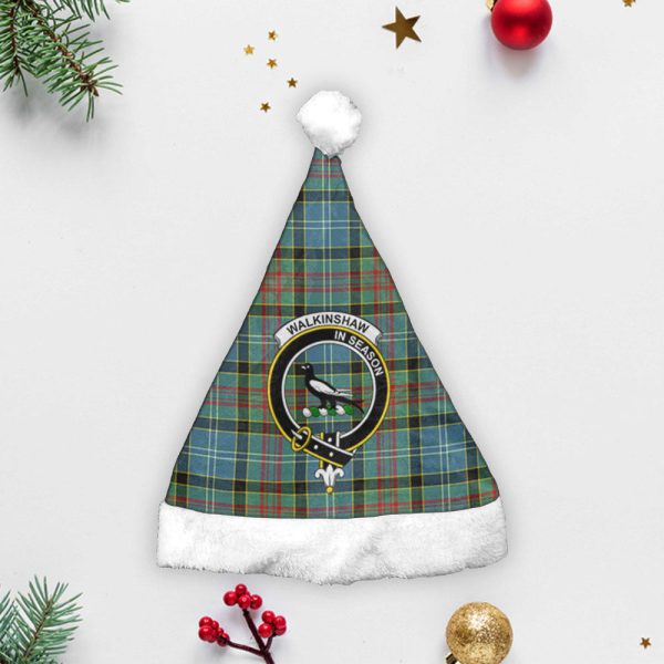 Walkinshaw Tartan Crest Christmas Hat Discount - Image 3