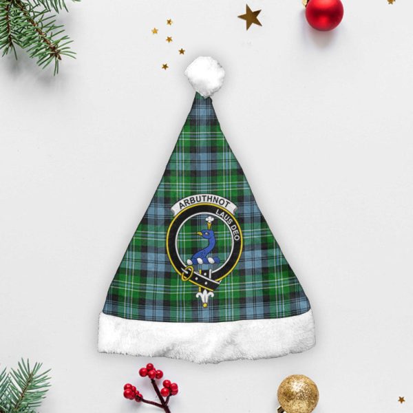 Arbuthnot Ancient Tartan Crest Christmas Hat Sale - Image 3