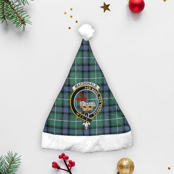 MacDonald of the Isles Hunting Ancient Tartan Crest Christmas Hat Online - Image 3