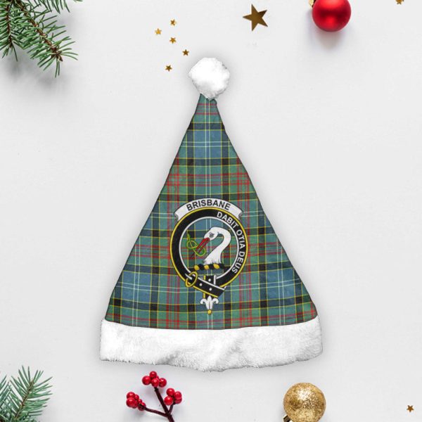 Brisbane Tartan Crest Christmas Hat For Discount - Image 3