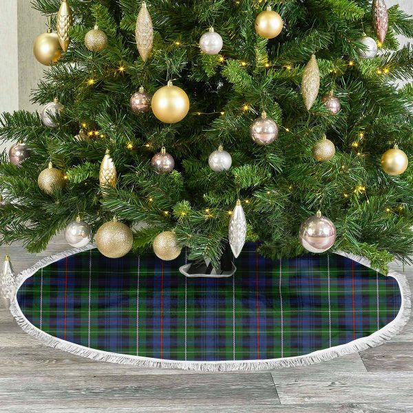 Kirkpatrick Tartan Christmas Tree Skirt Online now - Image 3