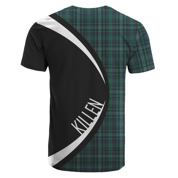 Killen Tartan Crest T-shirt - Circle Style Online Sale - Image 2