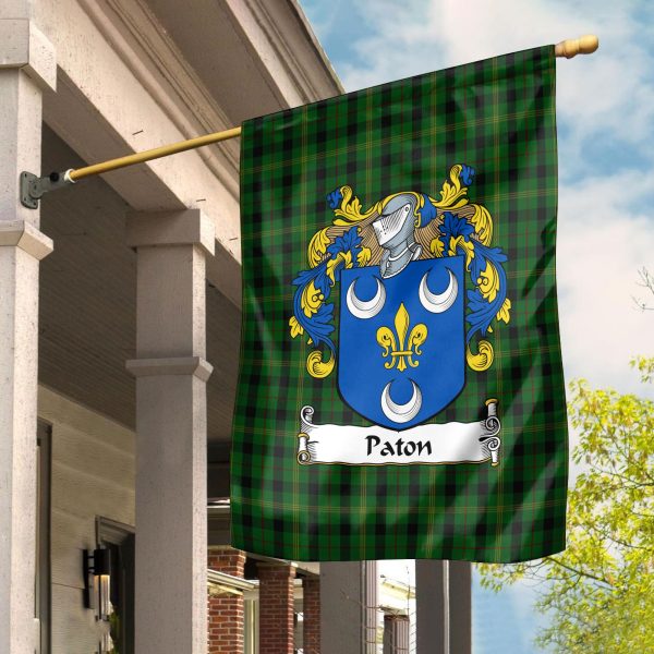 Paton Tartan Crest Garden Flag Supply