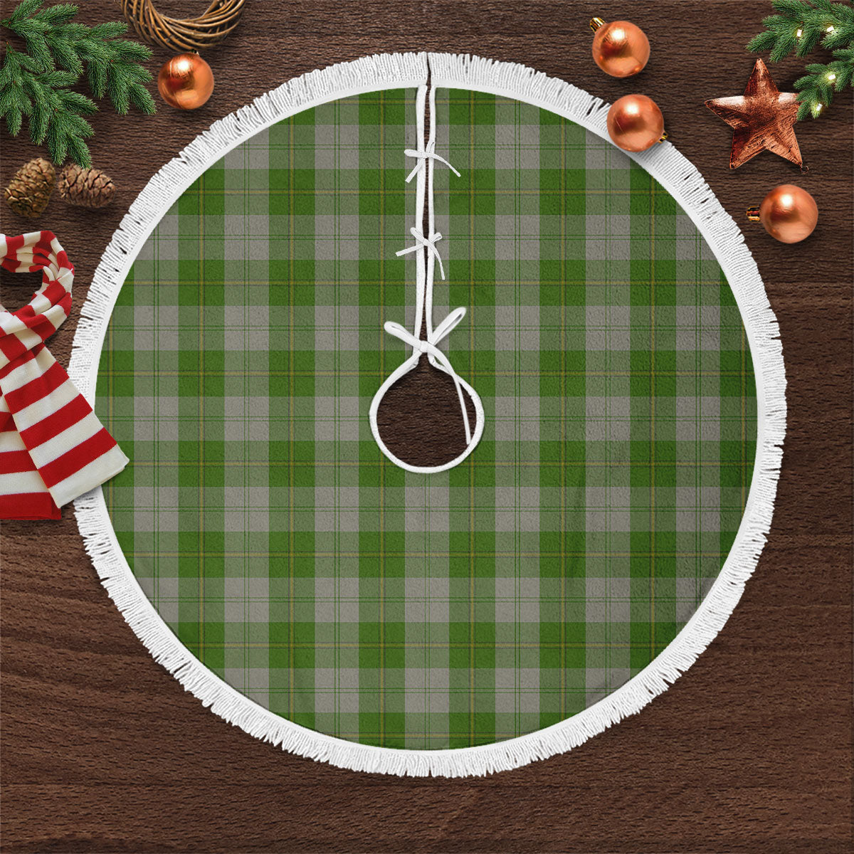 Cunningham Dress Green Dancers Tartan Christmas Tree Skirt on Sale