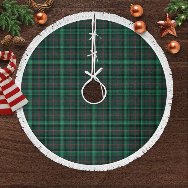 Ross Hunting Modern Tartan Christmas Tree Skirt Hot on Sale