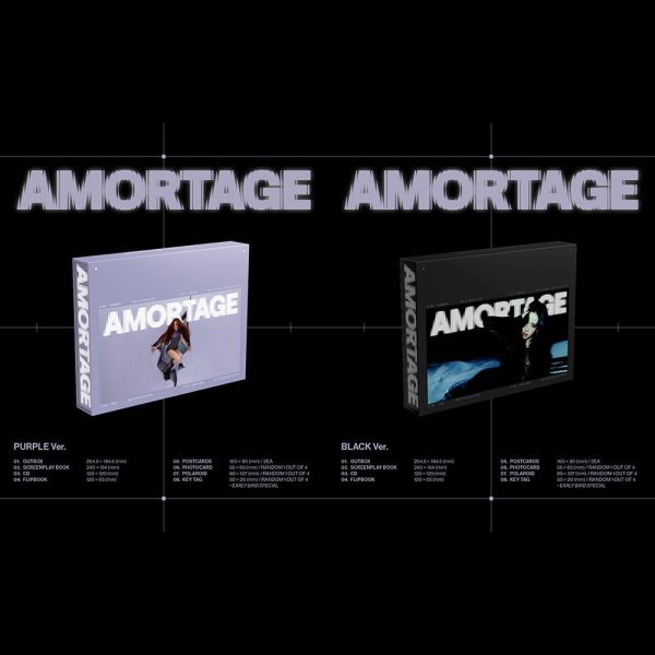 [SET] JISOO - Mini Album [AMORTAGE] EXCLUSIVE EDITION Online Hot Sale
