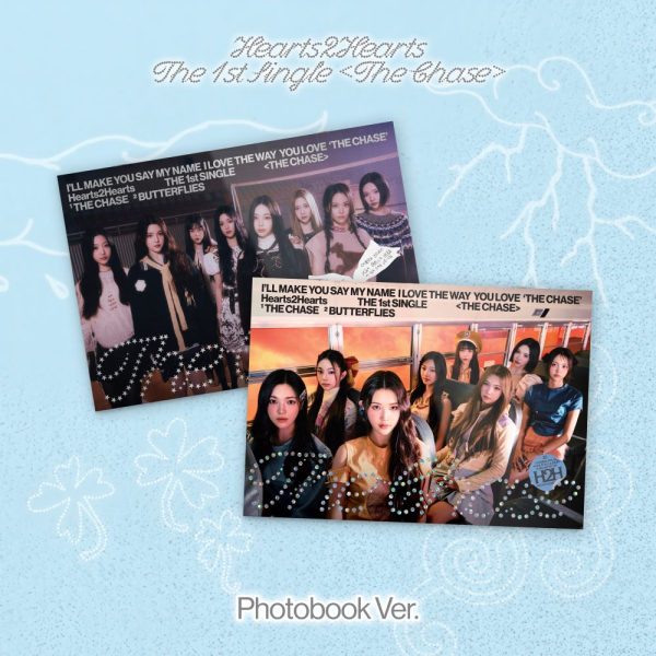Hearts2Hearts - 1st Single Album [The Chase] Photobook Ver. Online Hot Sale
